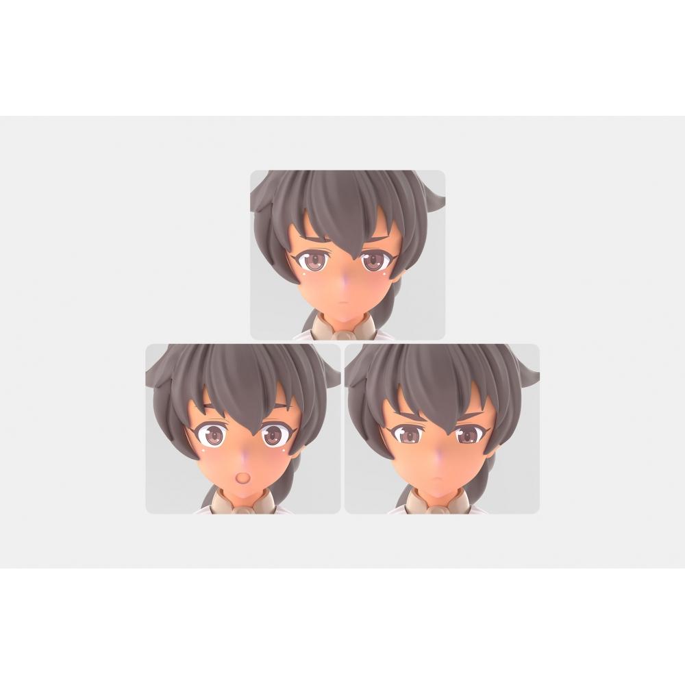 

BANDAI 30MS Option Набор выражений частей лица, 6 цветов C