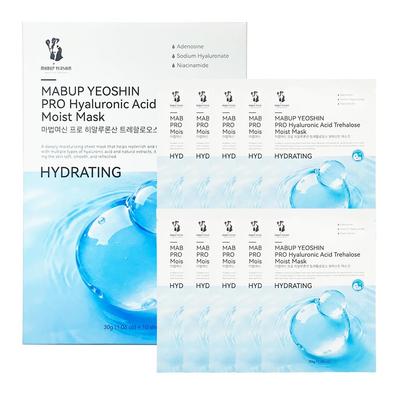Goddess MABUP Pro Hyaluronic Acid Trehalose Moist Mask Highly Mask Sheet Face Korean Korean Skincare [Magic YEOSHIN] (10 Sheets, 300g) / Moisturizing,