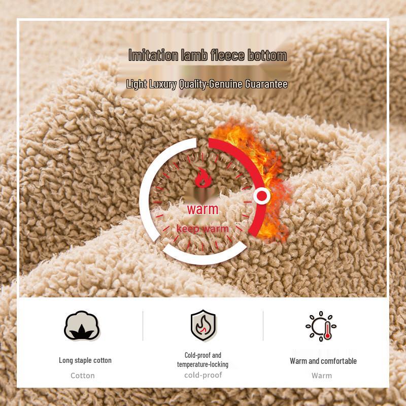 MONTAGUT Men's Winter Lamb Velvet Lined Straight-Leg Jeans