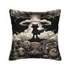 Mewgenics  Roguelike Hit Mutant Feline Square Pillow Cases  Cushion Covers Vintage Zipper Decor Pillowcase for Sofa cm