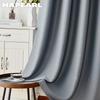 1PC NAPEARL 70-80% Shading Dark Gray Blackout Curtain and White Lace Sheer Double Layered Curtains for Living Room Bedroom Home Decoration