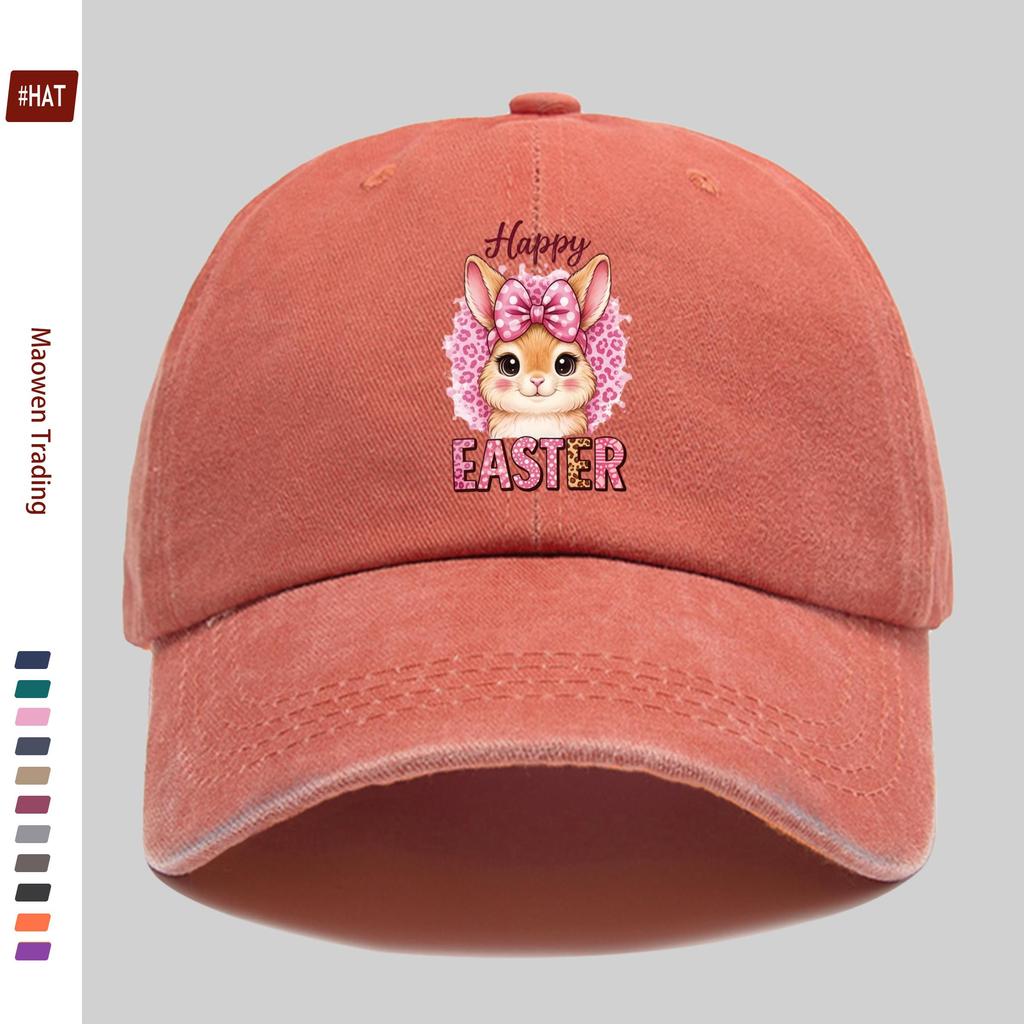 Pc Leopard Print Background Cartoon Alpaca Print Baseball Cap Fresh And Playful Style Sun Hat Comfortable And Lightweight Tru