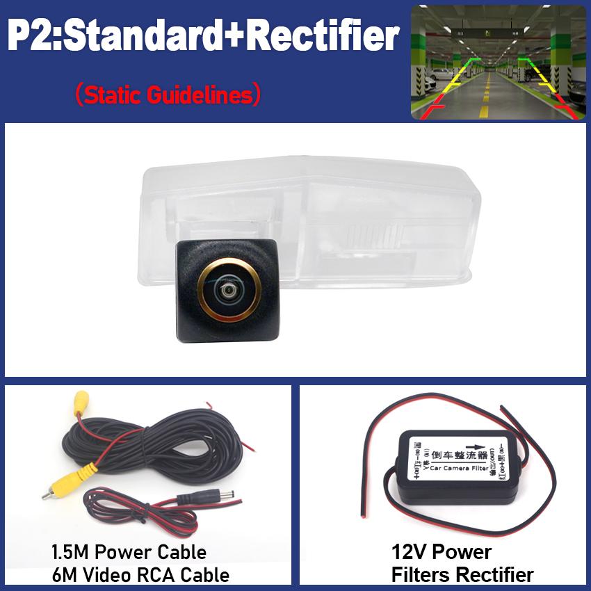 Backup Rear View Camera For Toyota Venza 2008~2017 Prius XW30 2009~2015 Golden Lens Night Vision License Plate Parking Camera