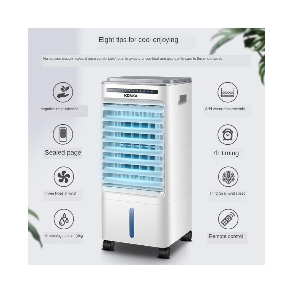 Klimaanlage Ventilator Zuhause Kleiner Luftkühler Kühlventilator Luftreinigung Befeuchtung Kalte Luft Mobil Kleine Klimaanlage