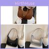 French Fashion Pu Leather Clutch With Bow Accent For Casual Outings