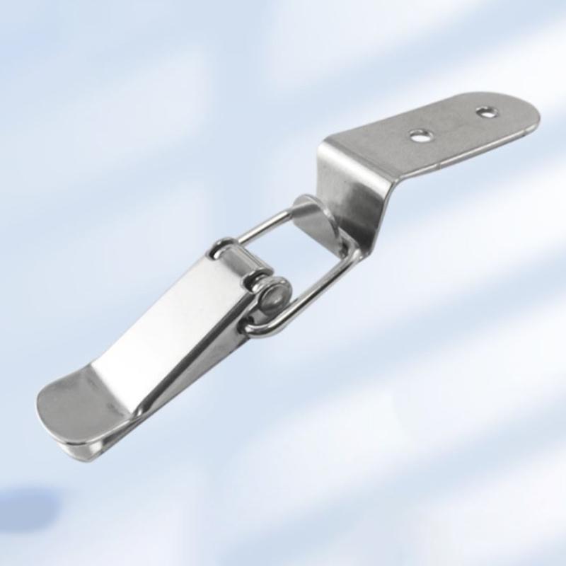 4pcs Heavy Duty Steel Clamp Lock Set Secure Box Fastener with High Tension Spring Spring Buckles Set Simple Installlation