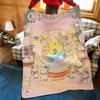 Game C-Cats S-Soup Throw Flannel Cozy Print Blanket, Portable, Durable Machine Washable Cute Cool