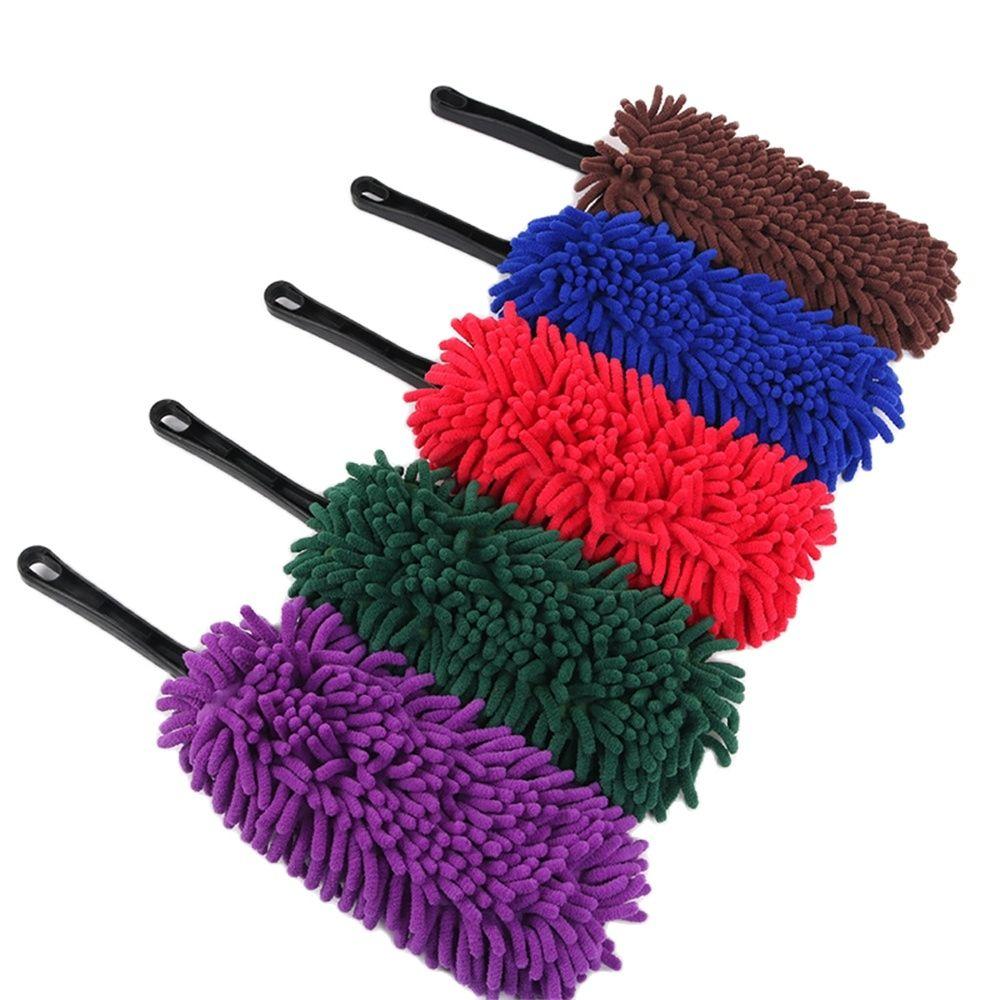 Multi-Function Cleaning Duster Microfiber Duster Brush Chenille Dust Remover Mini Portable Car Wash Brush Home Cleaning Tools