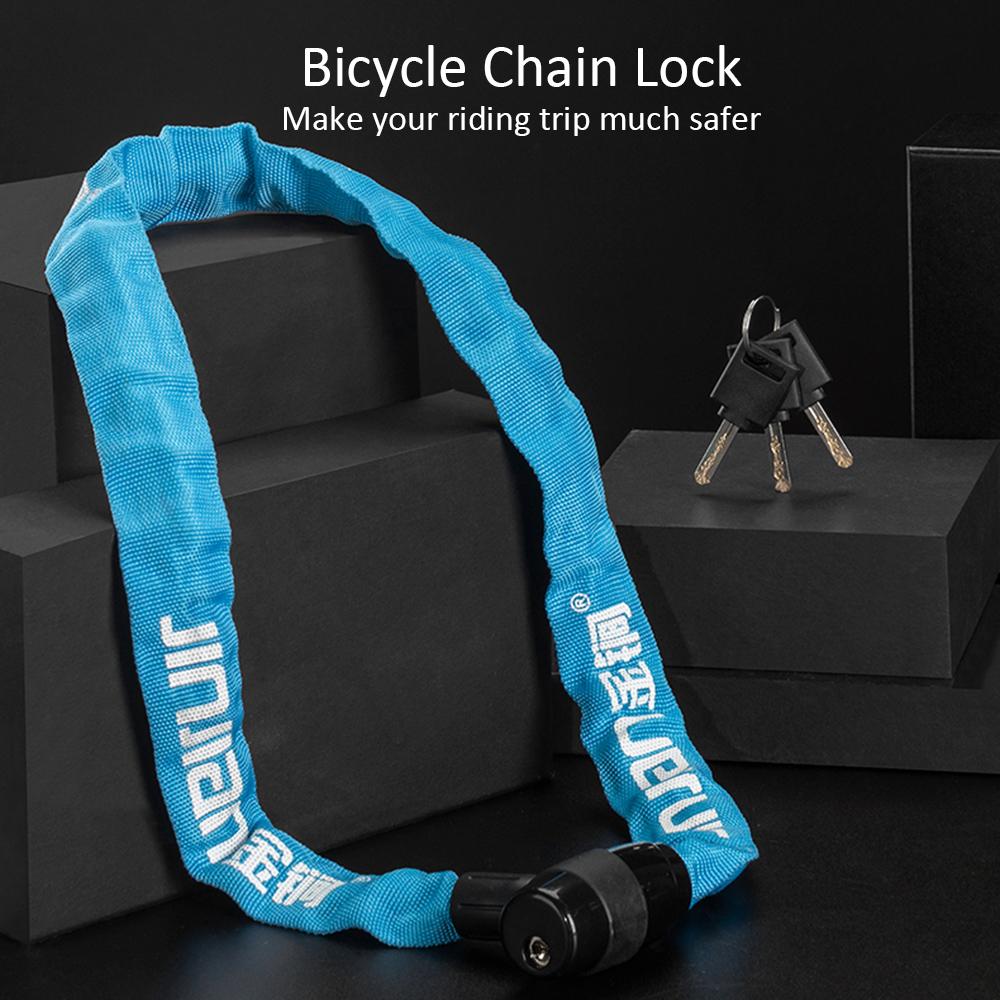 Security Lock Bike Anti-Theft Lock with Key   Chain Lock Spiral Cable Lock