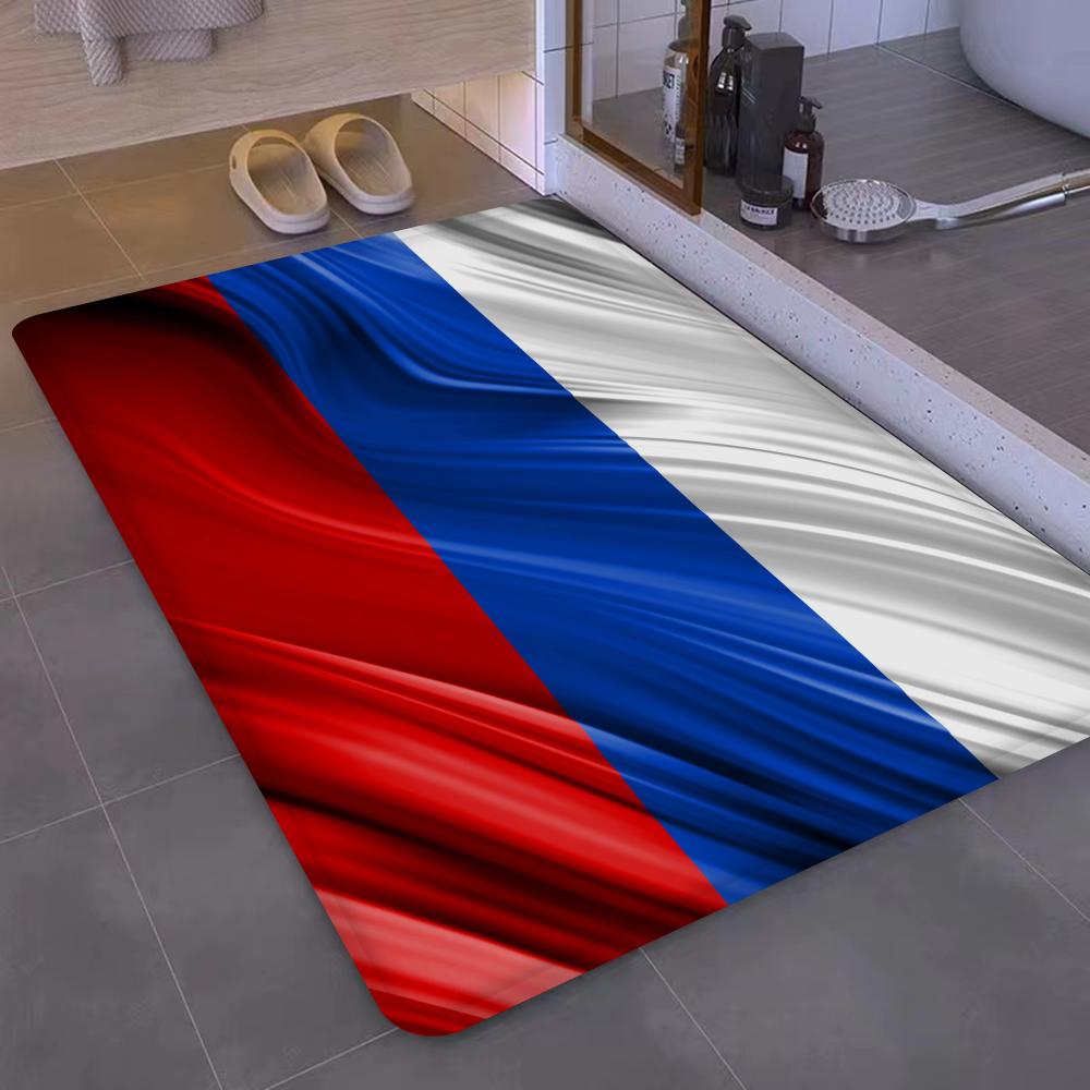 Russia Flag Floor Mat Entrance Door Mat Nordic Style Home Doormat Bathroom-Toilet Mats Bedroom Hotel Decor Mat