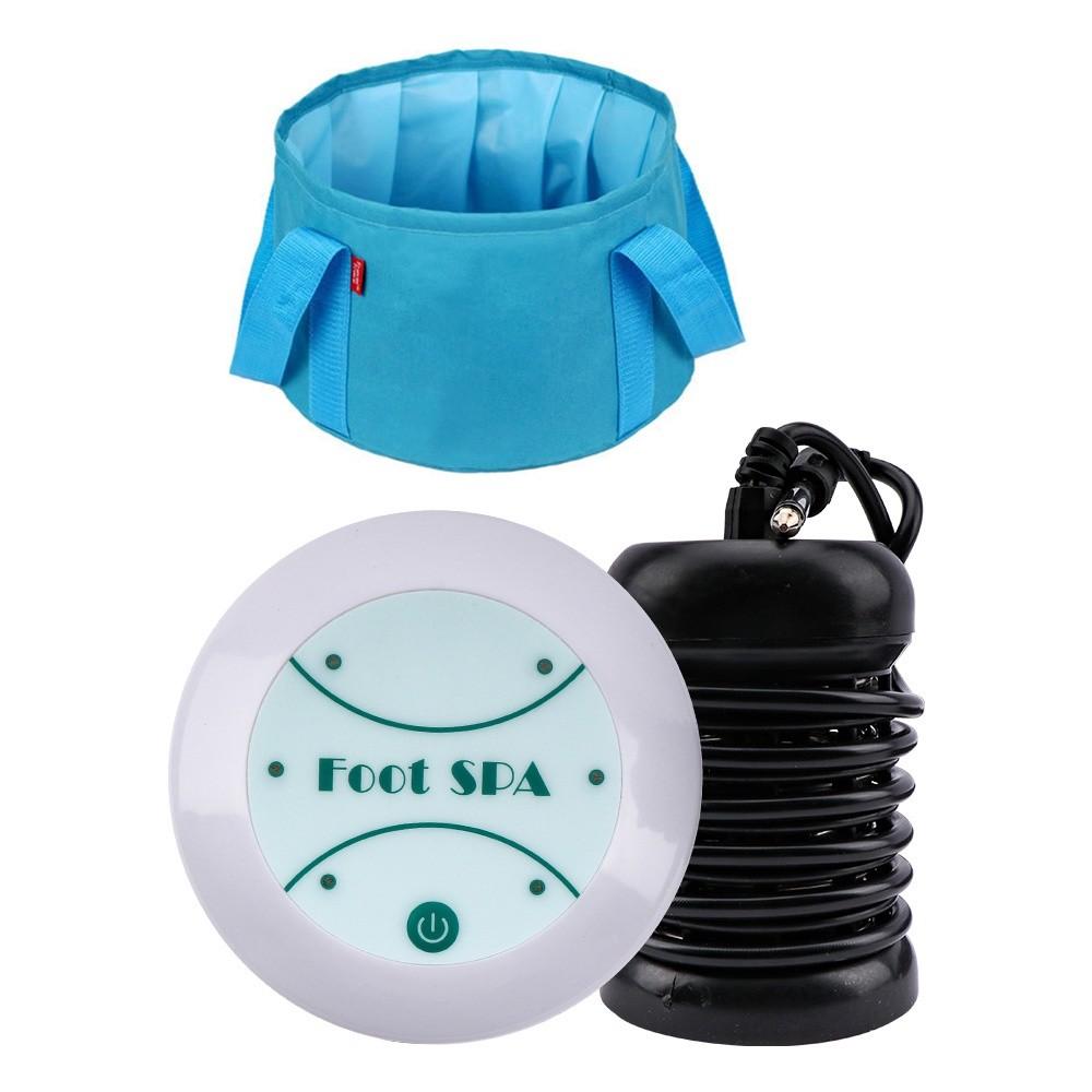 Arrays Aqua Health Care Therapy Equipment Detox Ionic Foot Spa Bath Massage Machine Electric FootBath Cleanse Massager