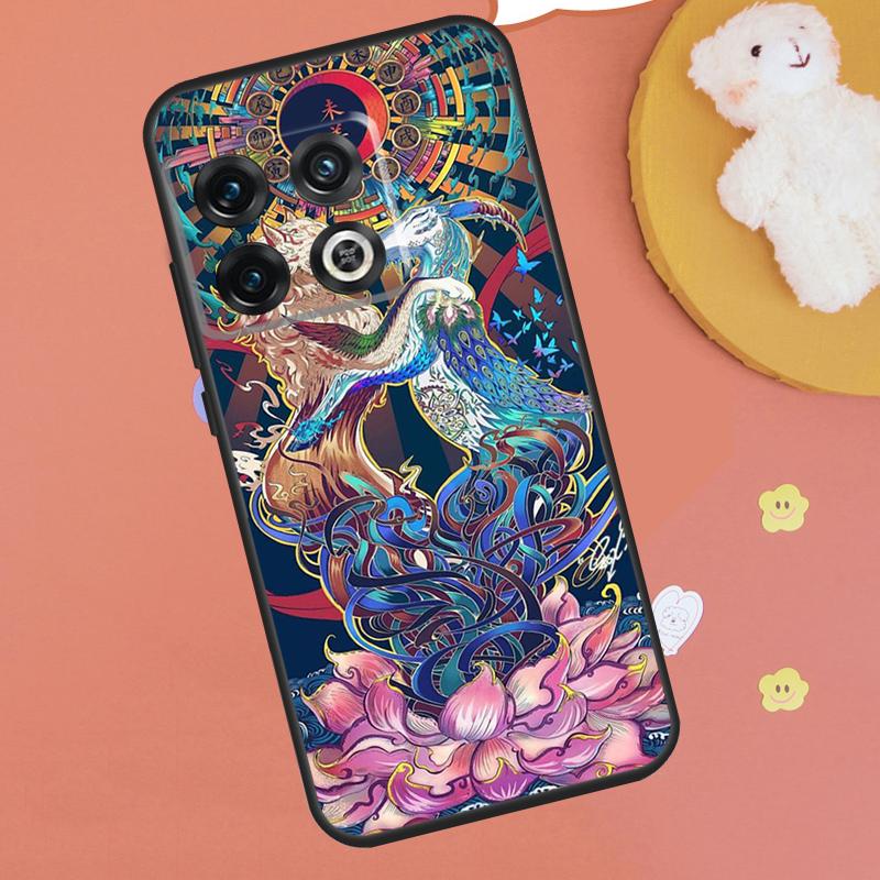

Chinese Zodiac Dragon Tiger Case For OnePlus 13R 12R 10R 13T 15 13 12 11 10T 8T Nord CE 4 3 2 Lite N20 N30 Nord 5 Funda OnePlus 13T