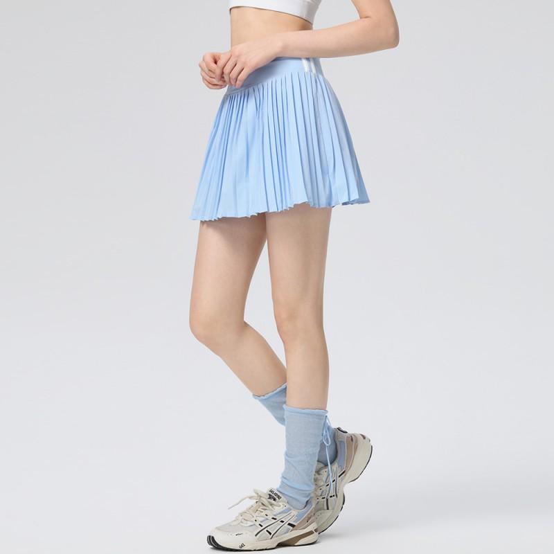 Womens Sport Skort With Built-in Shorts Running Yoga Tennis Badminton Fitness Active Wear