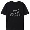 Summer Selfdeprecating Bear and Korean Cute Creative Pattern Round Neck Tshirt Trend Short Sleeve Patt Oversized T Shirt