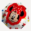 Minnie Mouse, Polka Dots Automatic Opening and Closing Umbrella, Compact Travel Umbrella, Lightweight and Portable, Suitable for Beach Commu