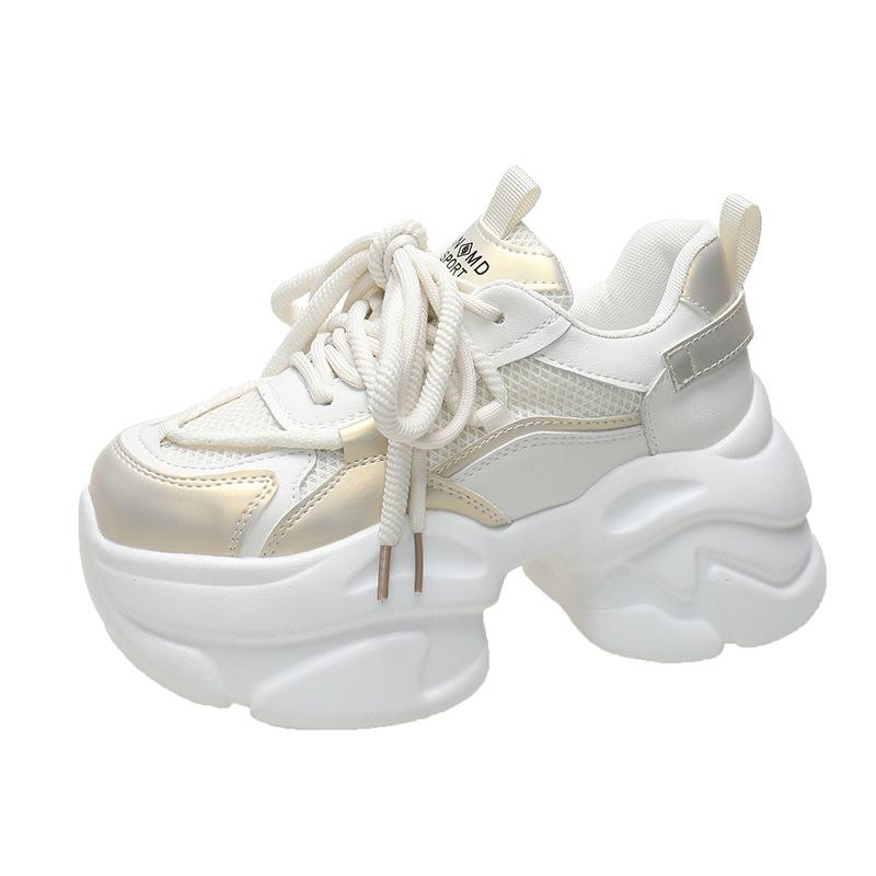 Women's new spring and summer women's shoes heightened platform casual women's shoes versatile and popular sports trendy shoes