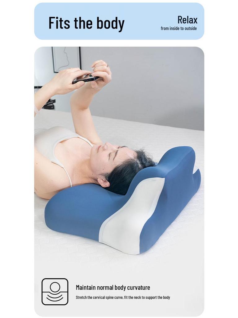 Multifunctional Memory Foam Pillow for Neck and Back Support