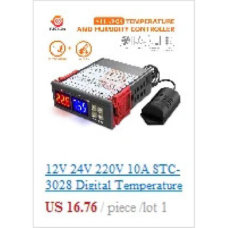 Embedded Electronic Digital Thermometer mini digital LCD Temperature Meter with 1m Probe cable temperature Sensor Tester