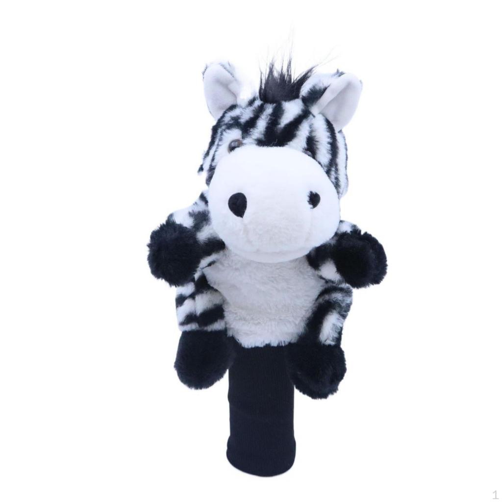 Golf Driver Headcover Furry Animal Cute Soft Club Cover