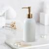 Tragbarer Keramik-Seifenspender Leeres Lotionen-Gel-Gefäß Elegante Flüssigkeitspumpflasche Spüle