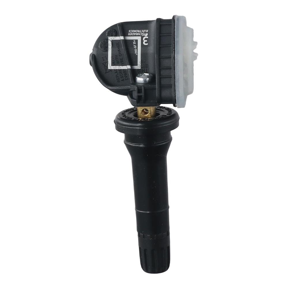 Qicarkey Reifendruckkontrollsystem Sensor, 13598772 13586335 Schwarzer Sensor Ersatz Autozubehörteil