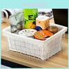 Storage Basket With Iron Material For Home Office And Bathroom Organization