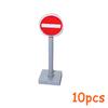 Non-Toxic Moc City Traffic Road Signs Signal Light Building Block Bike Bicycle Scooter Motorcycle Vehicle Scene Construction Accessories