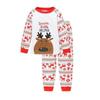 Christmas Children Autumn Pajamas Set Multiple Patterns Cotton Blend Clothing