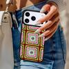 Granny Square Crochet Phone Case For iPhone 17 Air 14 15 13 12 Max Cover For Apple 14 15 16 16e 11 Pro Max Plus