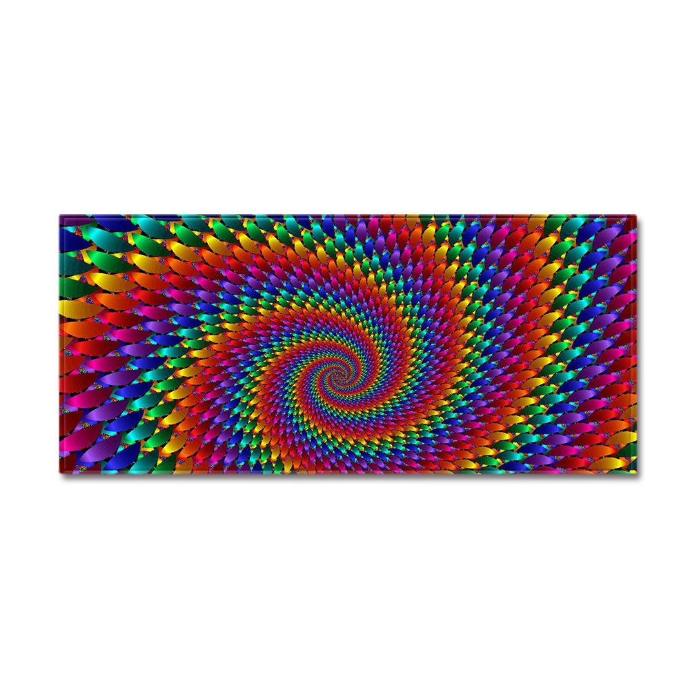 Cool Pattern Graphic Sand Wardrobe Shoe Cabinet Long Floor Mat