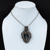 Iolite Sunstone Pendant Copper Wire Wrapped Pendant Iolite Sunstone Jewelry Handmade Gemstone Pendant Copper Wire Wrap Jewelry Gift For Him