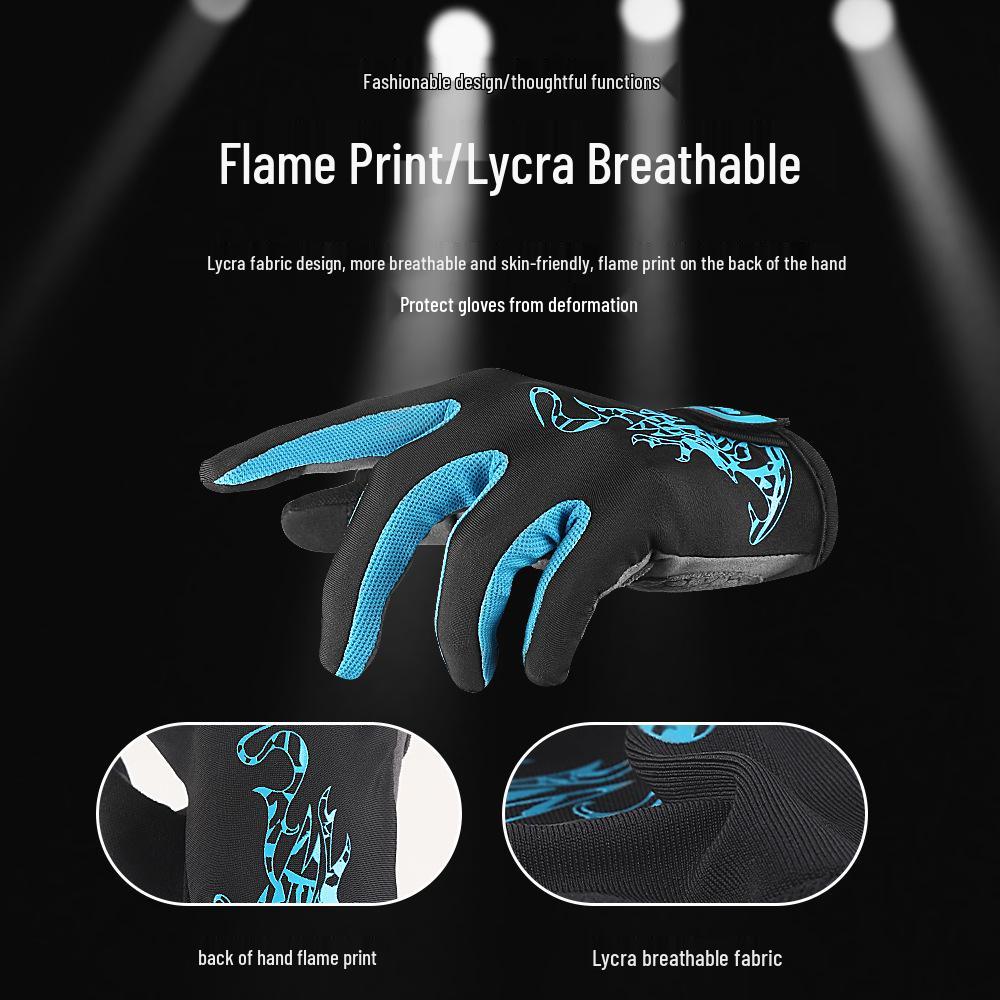 Four Seasons Windproof Shock-Absorbing Non-Slip Cycling Fitness Gloves
