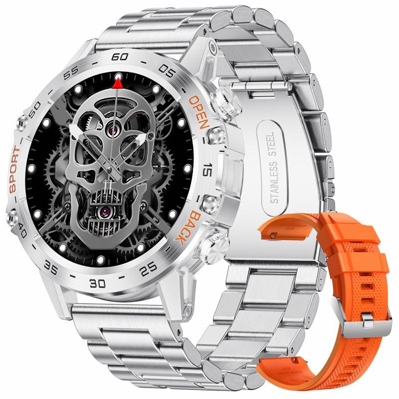 K52 Waterproof Smartwatch for Men - Multifunctional with Blood Pressure, Blood Oxygen Monitoring, and Large Screen