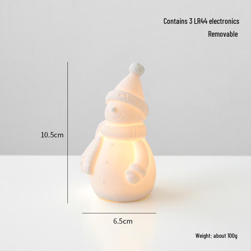 NUCHI Keramik Weihnachtsmann Glocke Weihnachtsdekorationen - Kleine Tischornamente