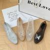 Crystal Butterfly Jelly Sandals Clear Sequin Outdoor Beach Flat Shoes Causal Comfort Vacation Mesh Breathable Footwears