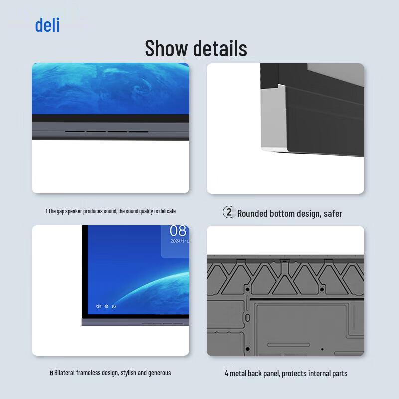 Deli 65-inch Smart Interactive Whiteboard (CN Version)
