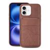 Multifunctional Vertical Flip Card Wallet Holder Vegan Leather Back Phone Case