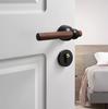 Chinese Style Minimalist Magnetic Walnut Wood Silent Bedroom Door Handle