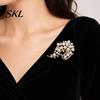 Long-lasting Brooch Pin, 3D Swan Design with Imitation Pearls, Anti-oxidation Anti-Oxidation Electroplated Finish Versatile Accessory for Coats Shirts