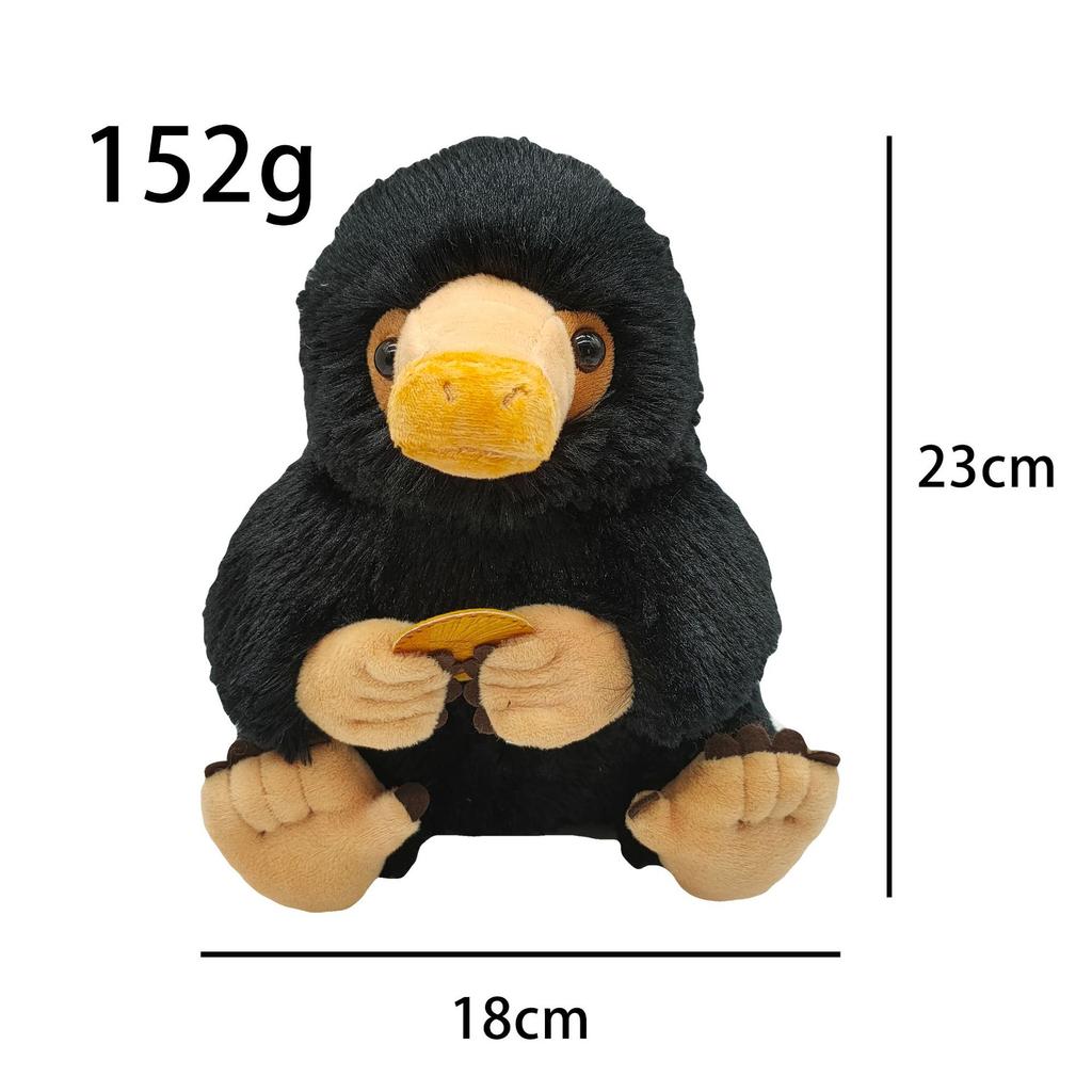 Phantastische Tierwesen Plüschtier Niffler Plüschtier Schwarzes Schnabeltier Stofftier als Geburtstagsgeschenk