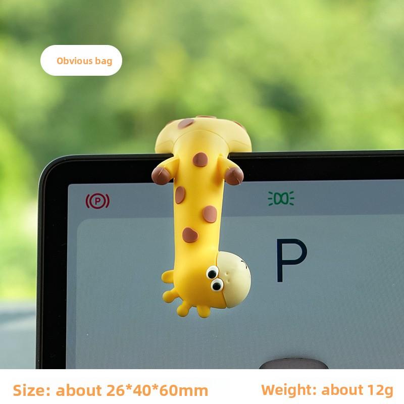Decorative Release for The Center Screen of The Giraffe Car - Ideal and Cute Hanging Ornament for The Vehicle. Conspicuous bag