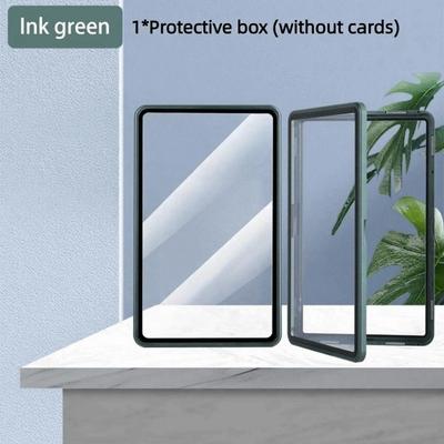 Aluminium Frame /CGC Graded Cards Protector UV Protection Double-sided Glass Card Protective Case Transparent Durable