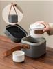 Ceramic Travel Tea Set: Portable Teapot with Two Cups - Perfect for Business Gifts & Holiday Souvenirs