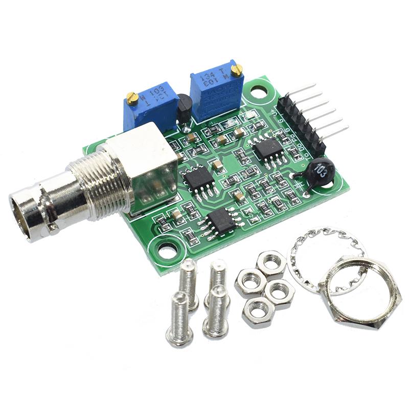 

LIZAO 0-14 PH Value Sensor Module, Liquid Acid-Base Monitoring Tester with BNC Electrode Probe for Water Quality Detection