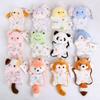 Polyester Cloth Velvet Bean Bag Park Animal Plush Toy Pendant Cute Cartoon Doll Keychain Children's Gift 14+
