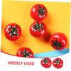 ORFOFE 10pcs Imitation Tomato Miniature Photography Mini Simulation Tomato Greenhouse Fruit Simulated Tomato Miniature Fruit Decoration Greenhouses,