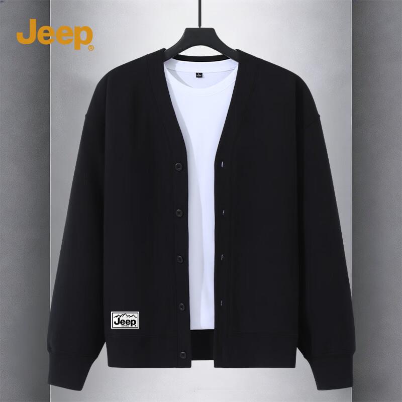 JEEP Men s American Style Knit Button Cardigan XL 4370₽