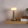 Hestia Silver USB LED Touch Table Lamp