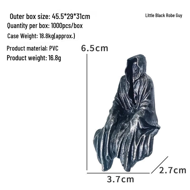 

Готический Черный Мантия Брат Таинственный Лорд Украшение Стола Small brother чёрный