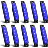 X-STYLE Side Marker Blue 12V 24V General Purpose 6 LED